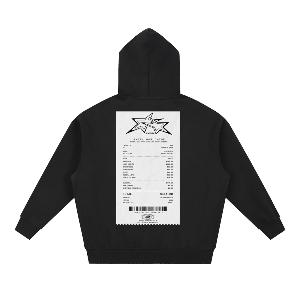 BYFEL "Receipt" Oversized Hoodie